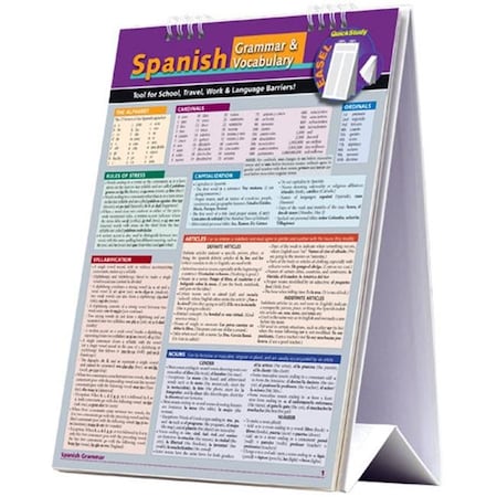 Barcharts BarCharts 9781423225812 Spanish Quickstudy Easel 9781423225812